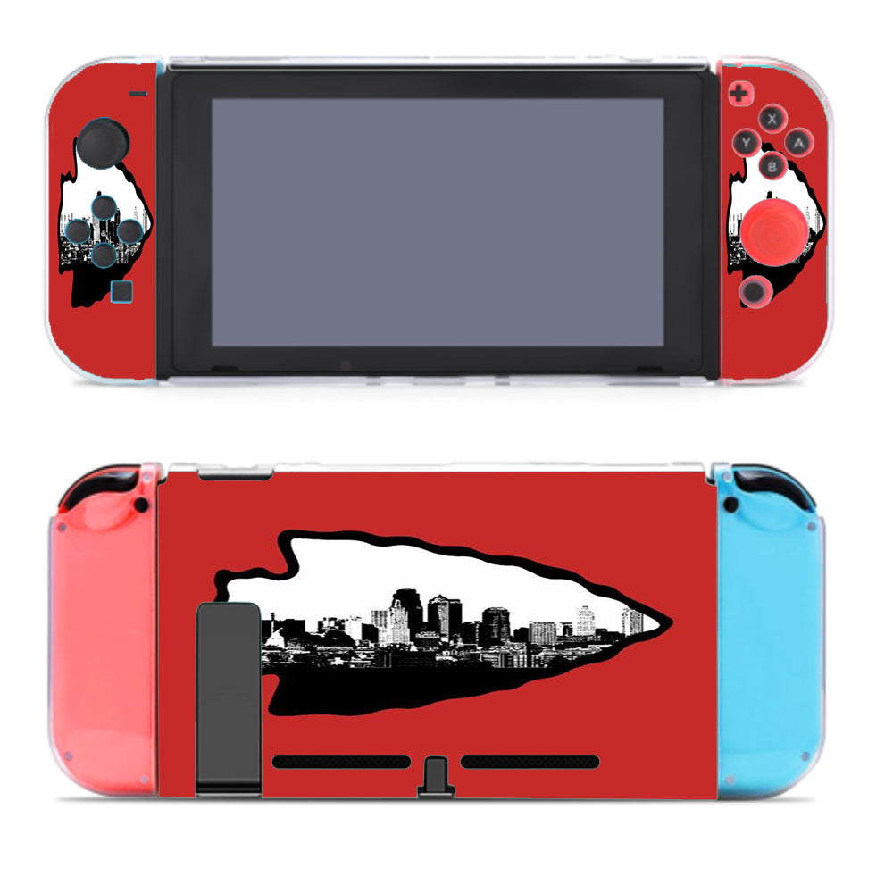 Kansas City Chiefs Emblem Nintendo Switch Cover Case
