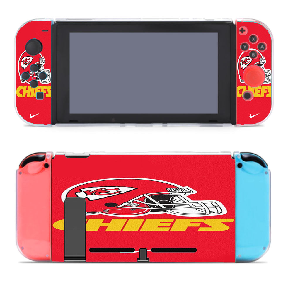 Kansas City Chiefs Helmet Nintendo Switch Cover Case