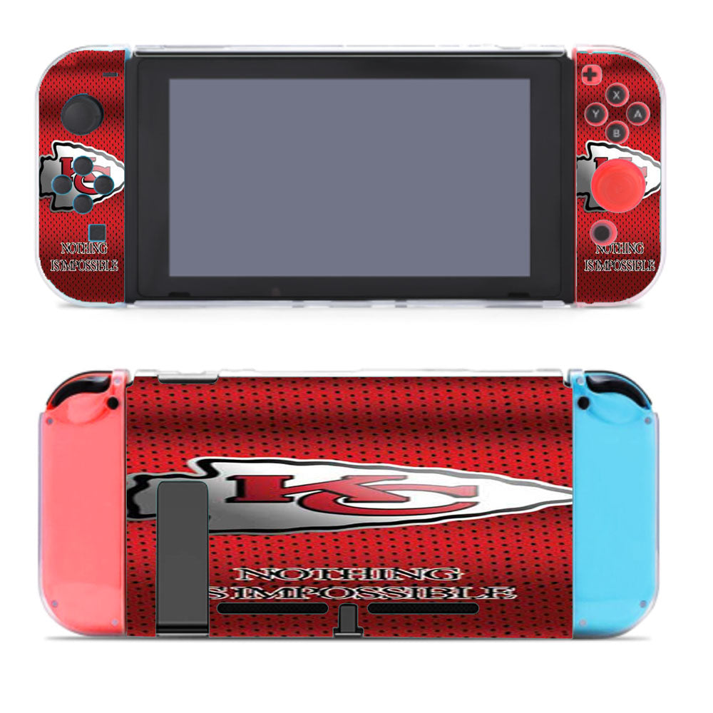 Kansas City Chiefs Nothing Is Impossible Nintendo Switch Cover Case