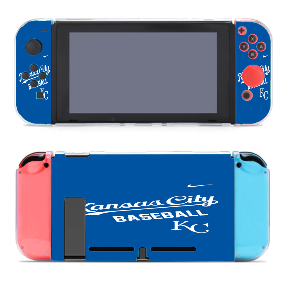Kansas City Kc Baseball Wallpaper Nintendo Switch Cover Case