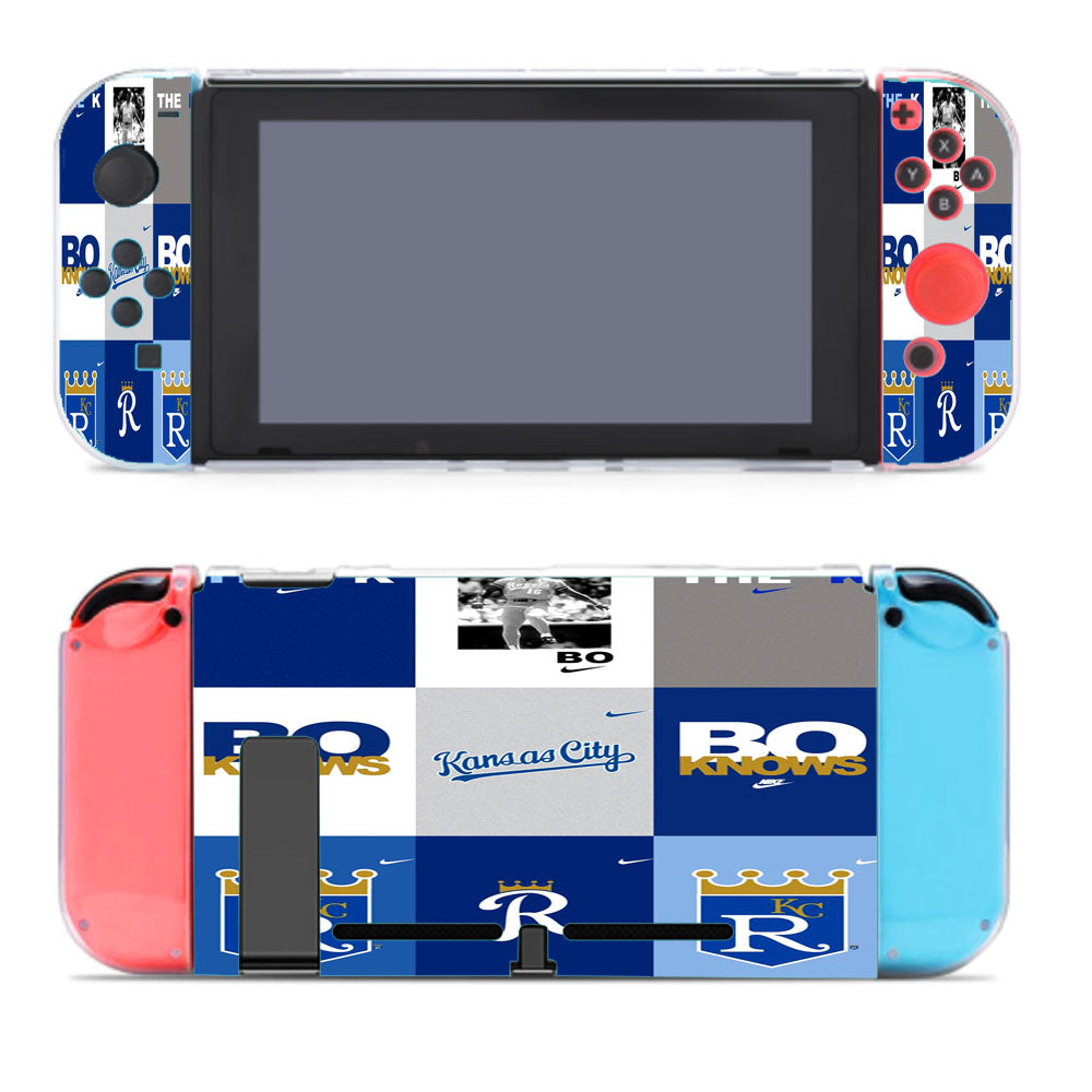 Kansas City Royals Logo Collage Nintendo Switch Cover Case