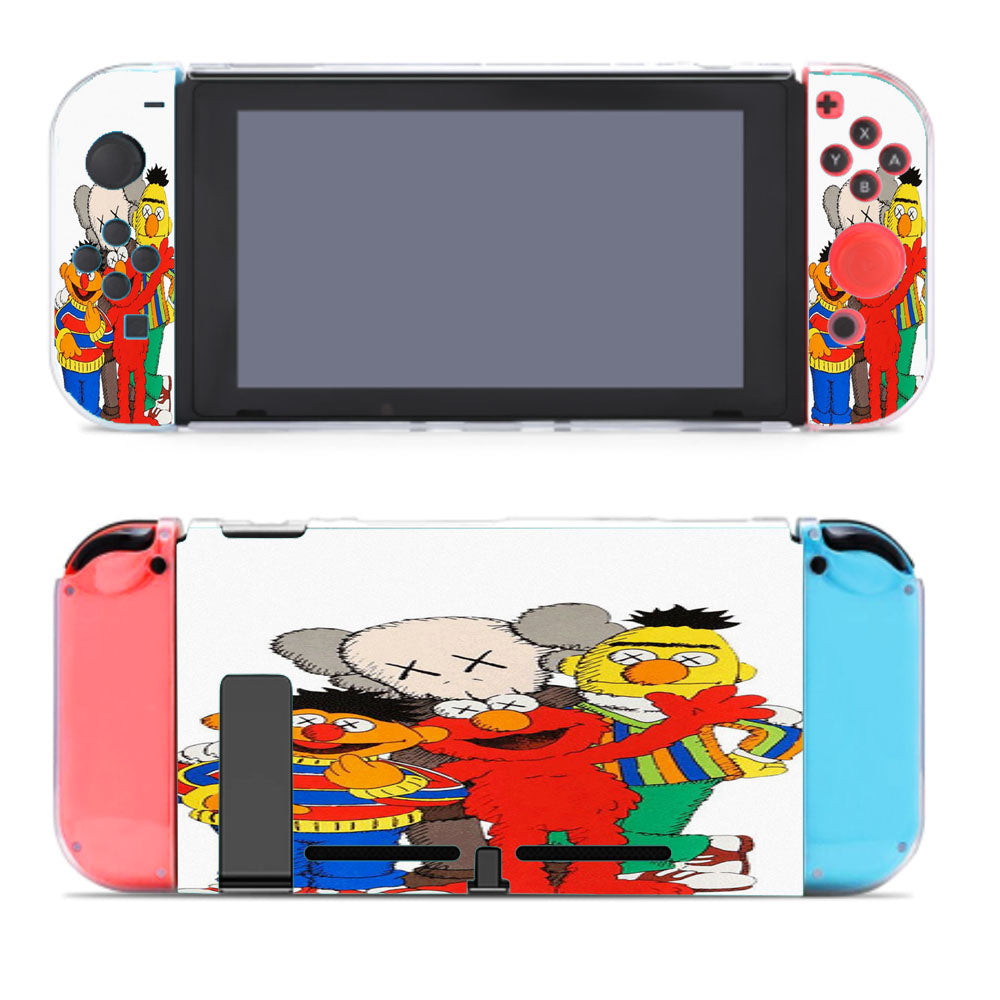 Kaws And Sesame Family Nintendo Switch Cover Case