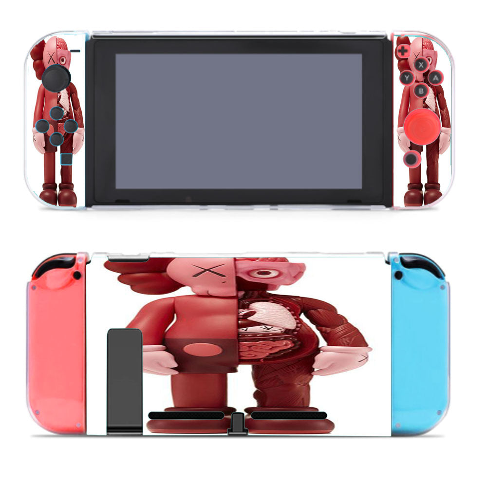 Kaws Companion Blush Flayed Nintendo Switch Cover Case