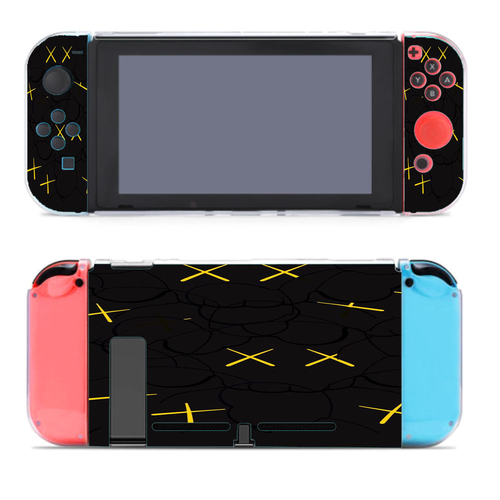 Kaws In Black Nintendo Switch Cover Case