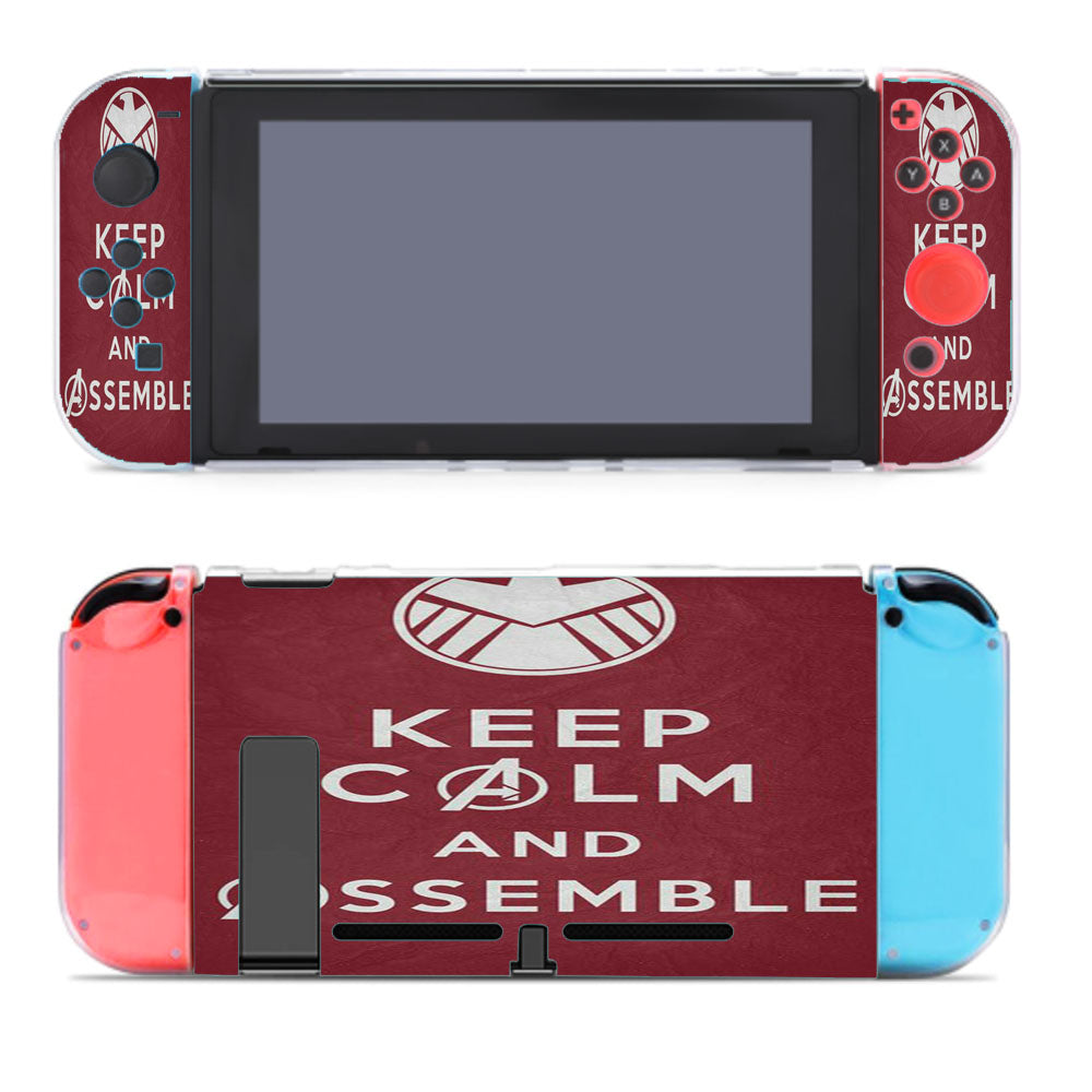 Keep Calm And Assemble Nintendo Switch Cover Case