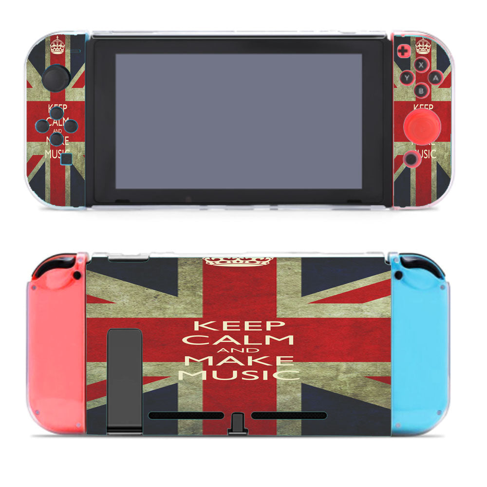 Keep Calm And Make Music Nintendo Switch Cover Case