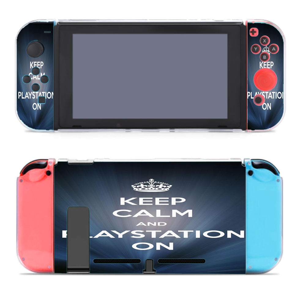 Keep Calm And Play Playstation Nintendo Switch Cover Case