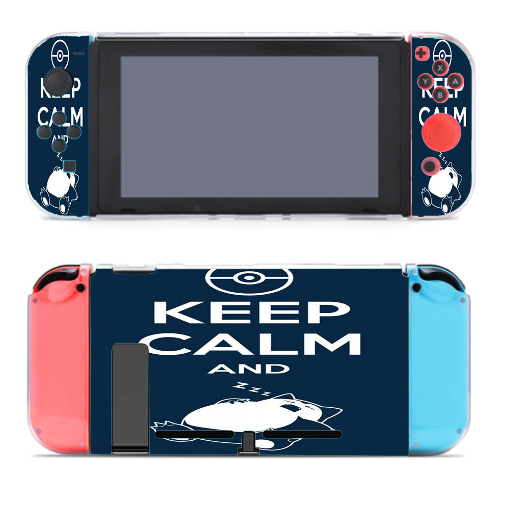 Keep Calm And Zzz Quote Nintendo Switch Cover Case