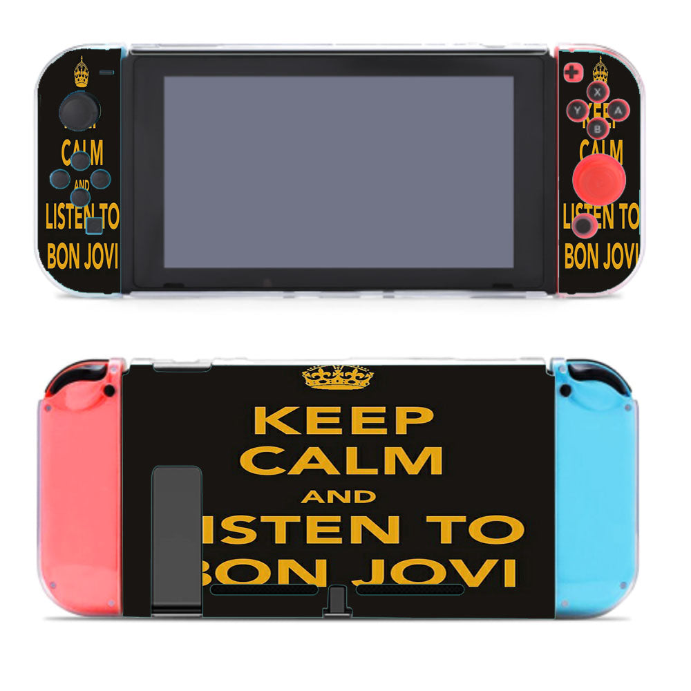 Keep Calm Bonjovi Nintendo Switch Cover Case