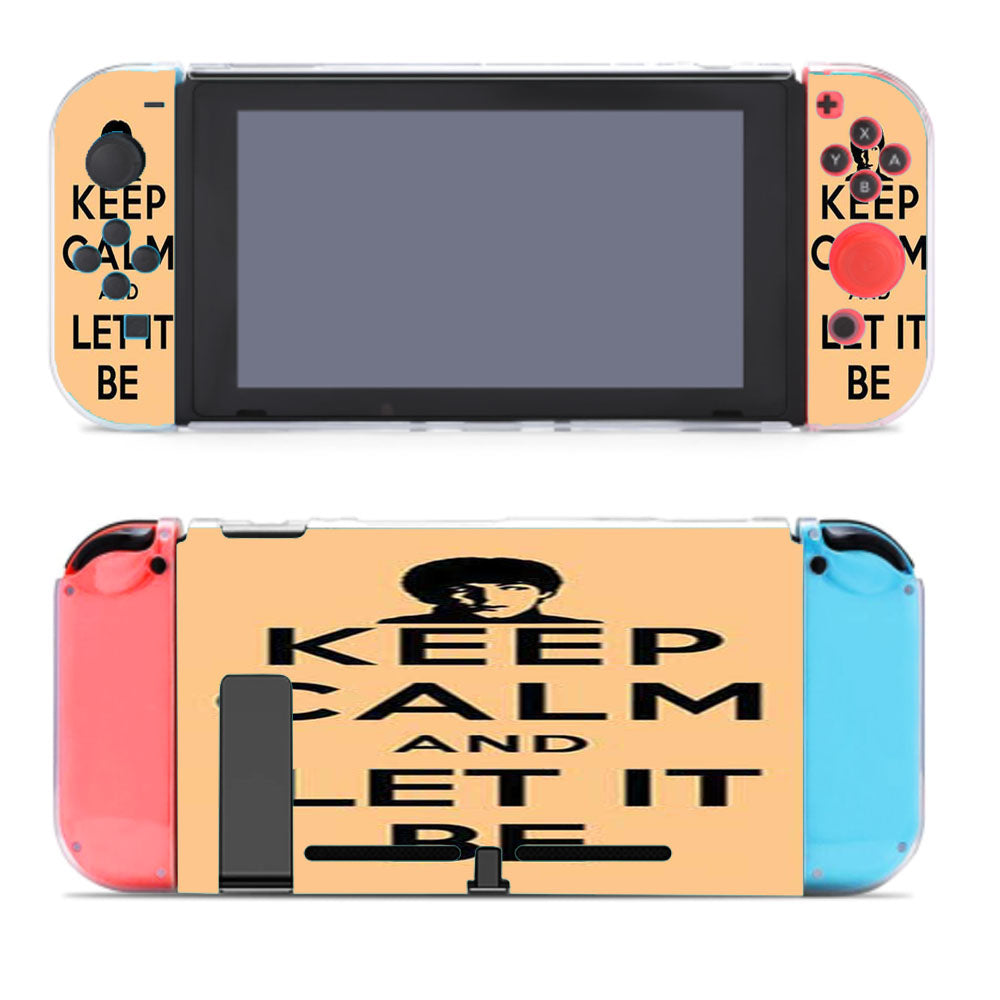 Keep Calm Let It Be Nintendo Switch Cover Case