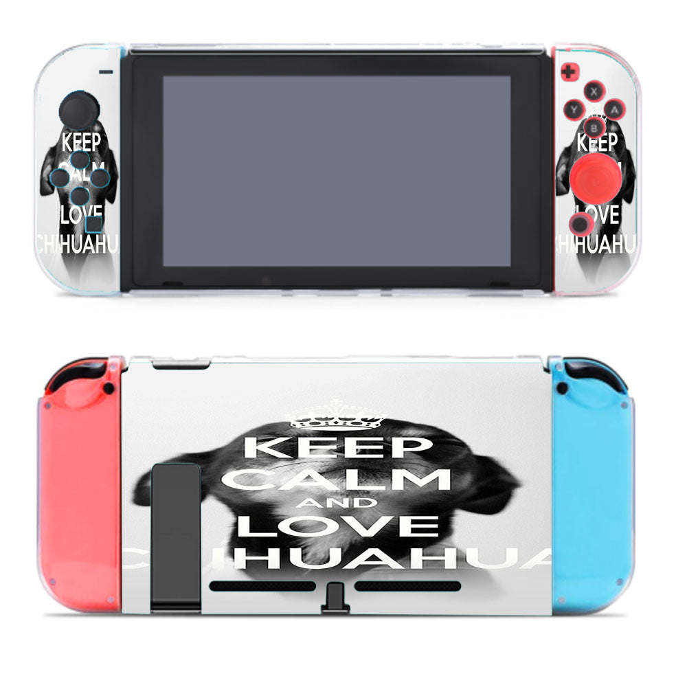 Keep Calm Love Chihuahua Nintendo Switch Cover Case