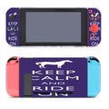 Keep Calm Ride On Nintendo Switch Cover Case