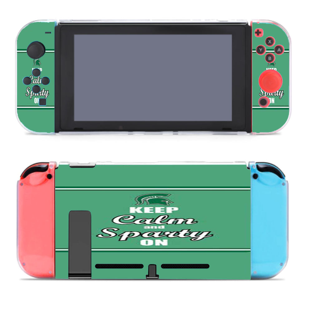 Keep Calm Sparty On Nintendo Switch Cover Case