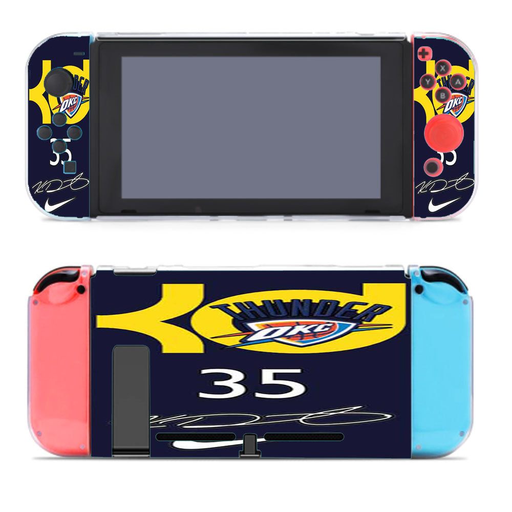 Kevin Durant Autograph Blue Nintendo Switch Cover Case