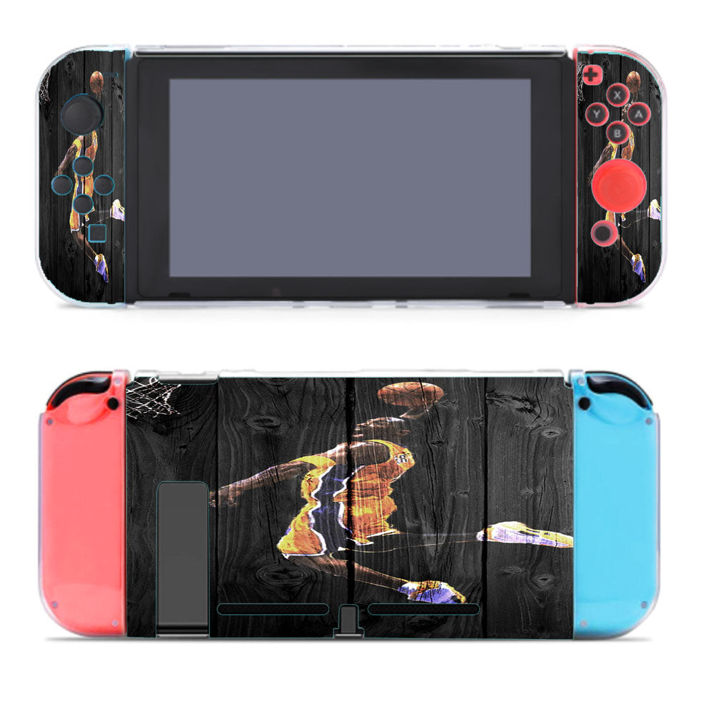 Kobe Bryant Dark Wood Wallpaper Nintendo Switch Cover Case
