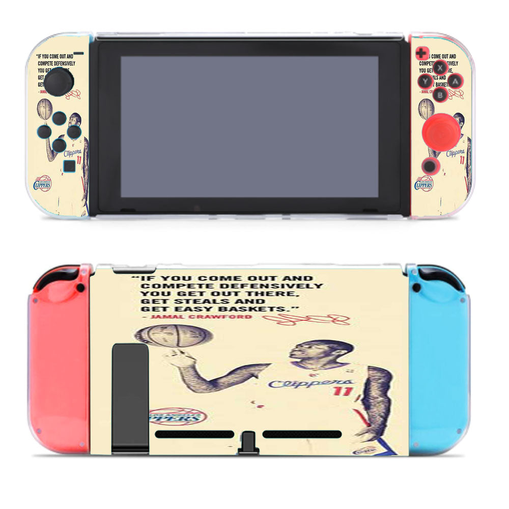 La Clippers Jamal Crawford Quote Nintendo Switch Cover Case