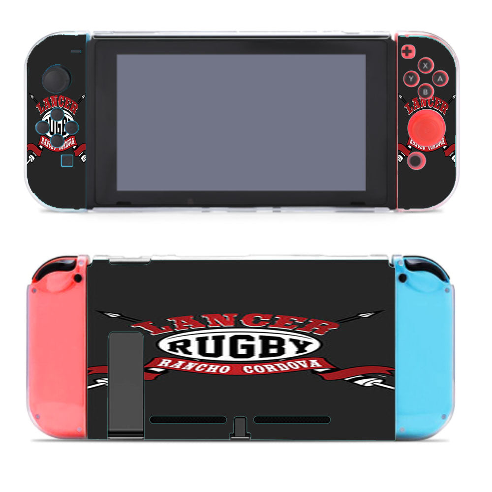 Lancer Rugby Logo Grey Nintendo Switch Cover Case