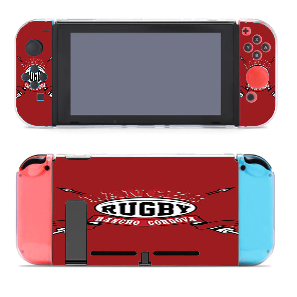 Lancer Rugby Logo Red Nintendo Switch Cover Case