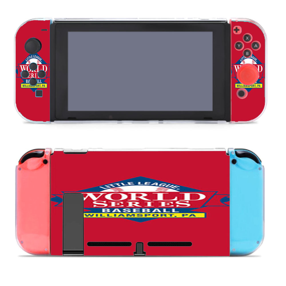 Little Lague World Series Baseball Logo Red Nintendo Switch Cover Case
