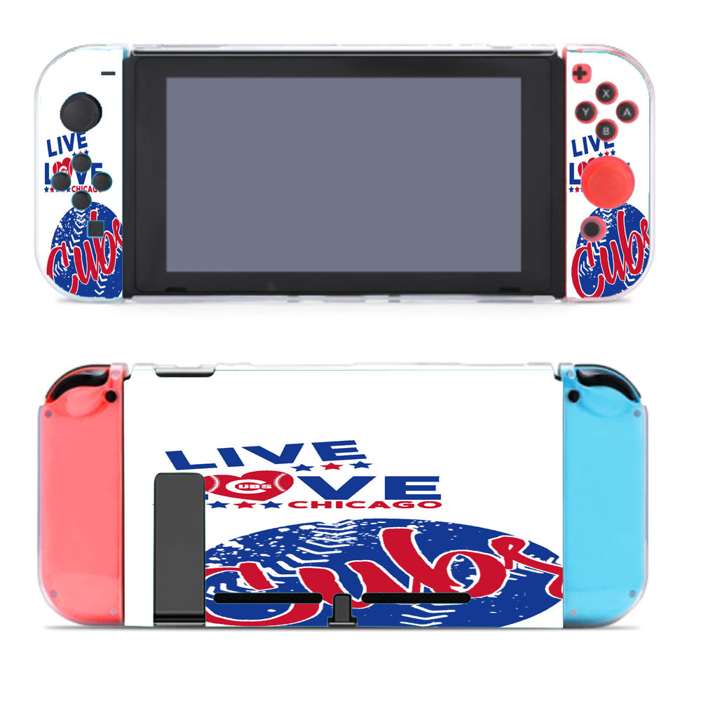 Live Love Chicago Cubs Nintendo Switch Cover Case
