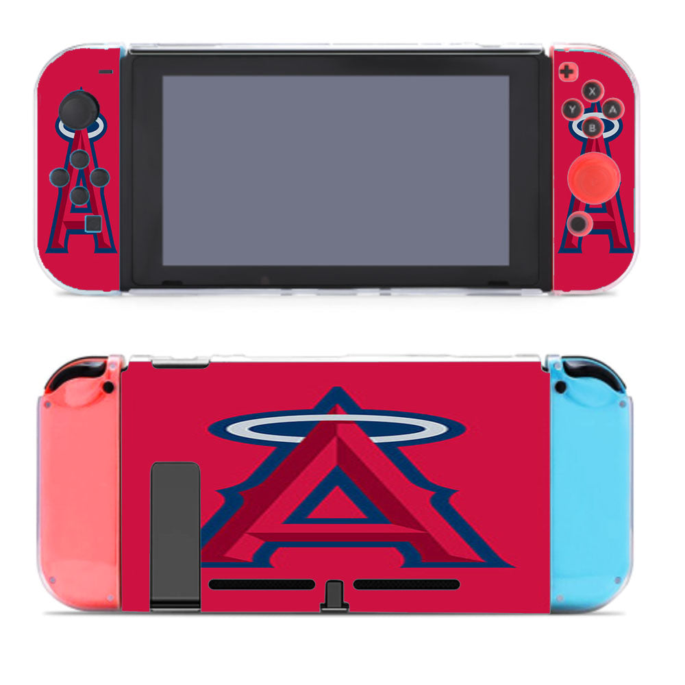 Los Angeles Baseball Logo Pink Nintendo Switch Cover Case