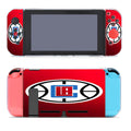 Los Angeles Clippers Nba Minimalist Logo Red Wallpaper Nintendo Switch Cover Case