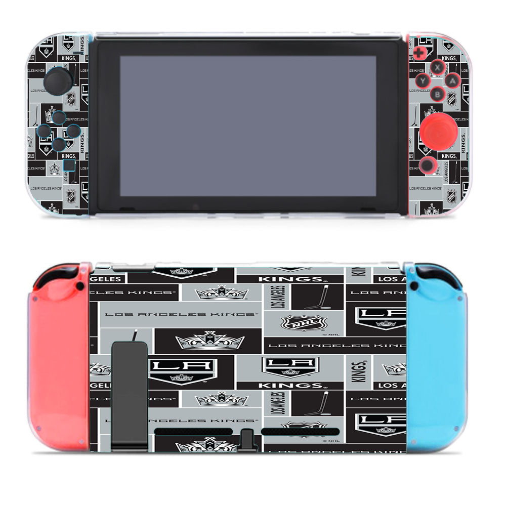 Los Angeles Kings Nhl Pattern Logo Nintendo Switch Cover Case