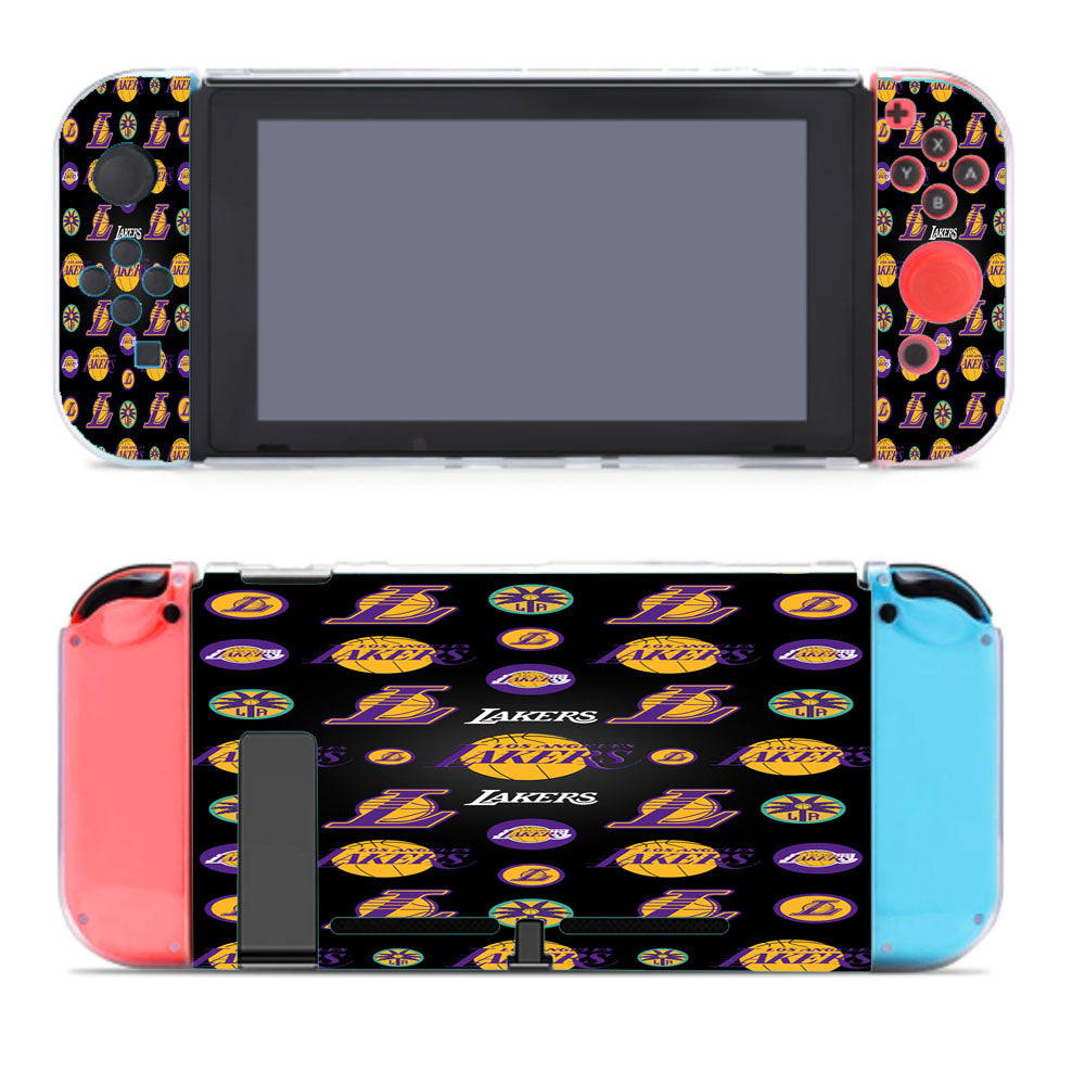 Los Angeles Lakers Logo Pattern Nintendo Switch Cover Case