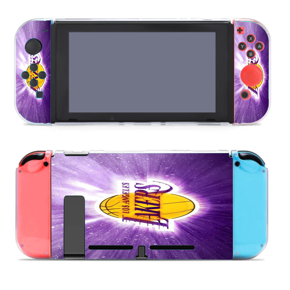 Los Angeles Lakers Purple Galaxy Nintendo Switch Cover Case
