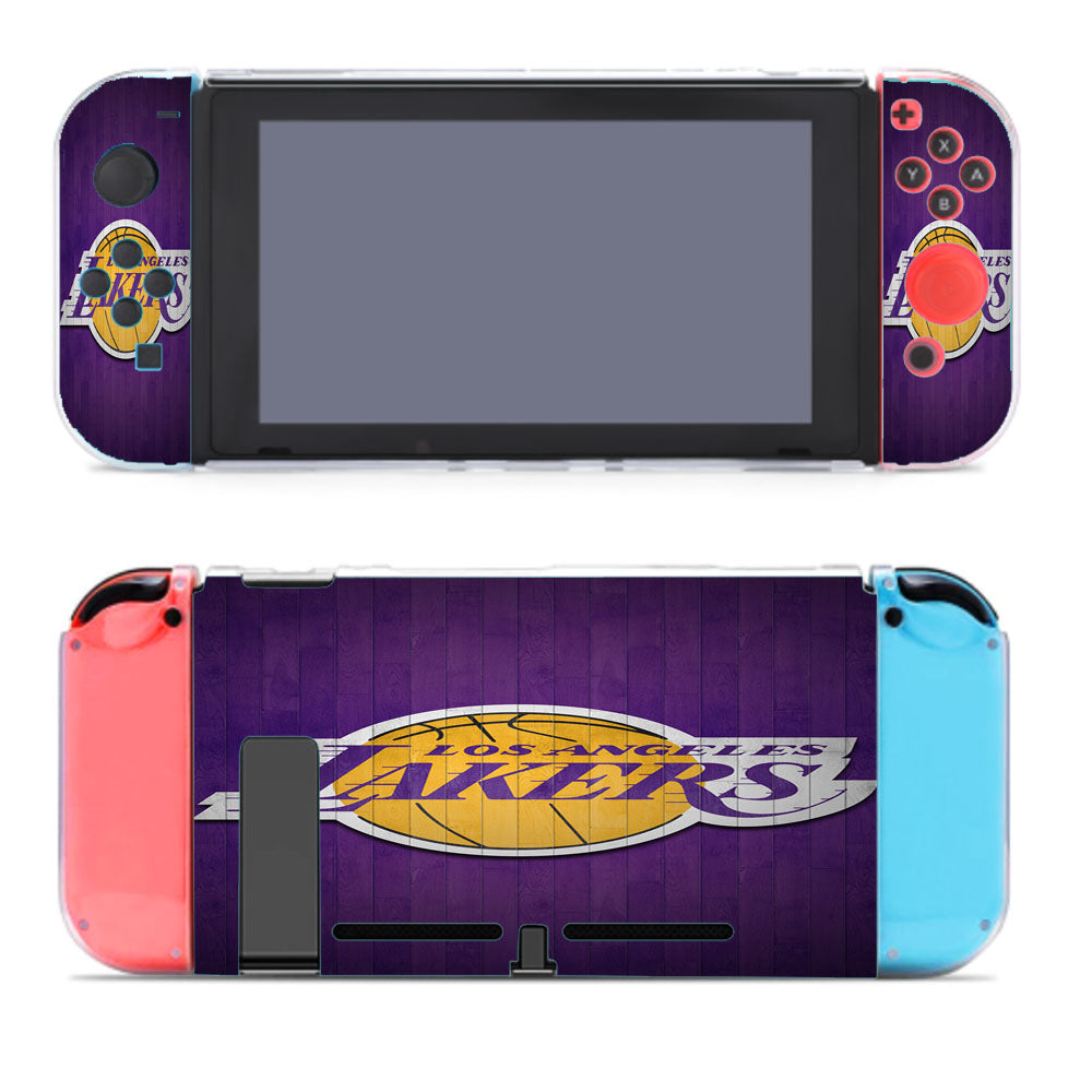 Los Angeles Lakers Wood Logo Nintendo Switch Cover Case