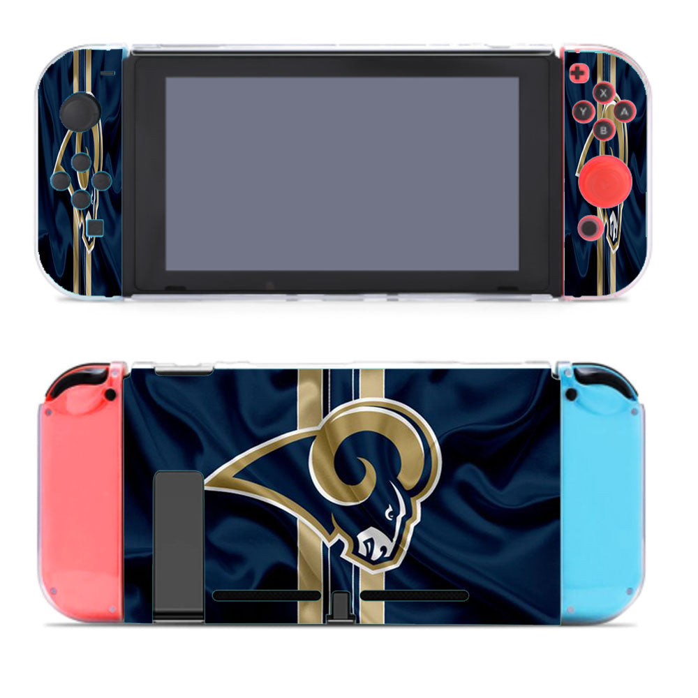 Los Angeles Rams Logo Emblem Nintendo Switch Cover Case