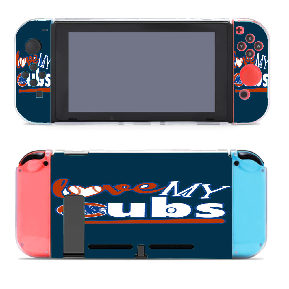 Love My Chicago Cubs Nintendo Switch Cover Case