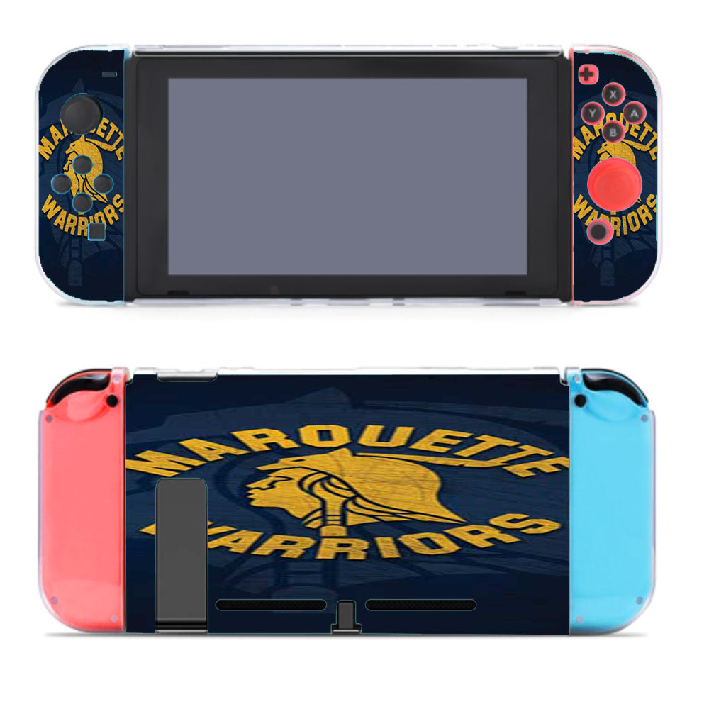 Marquette Warriors Logo Scratch Nintendo Switch Cover Case