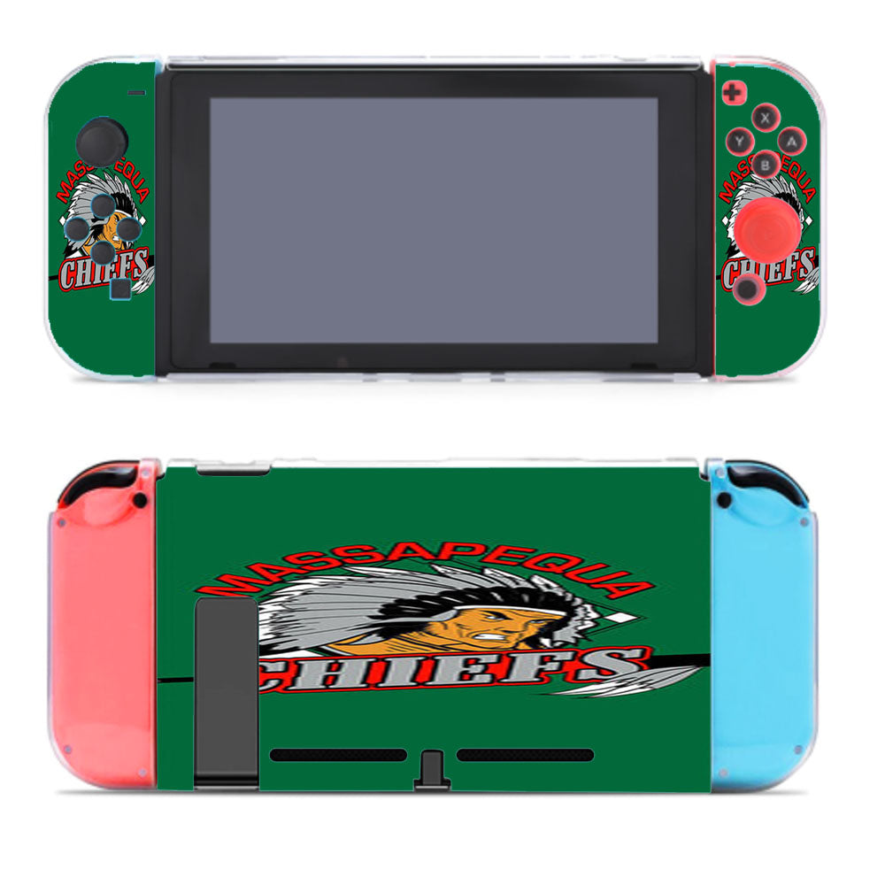 Massapequa Chiefs Baseball Logo Green Nintendo Switch Cover Case