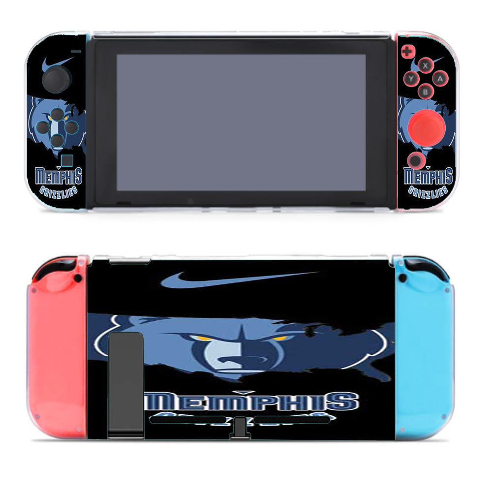 Memphis Grizzlies Logo Usa Cutout Nintendo Switch Cover Case
