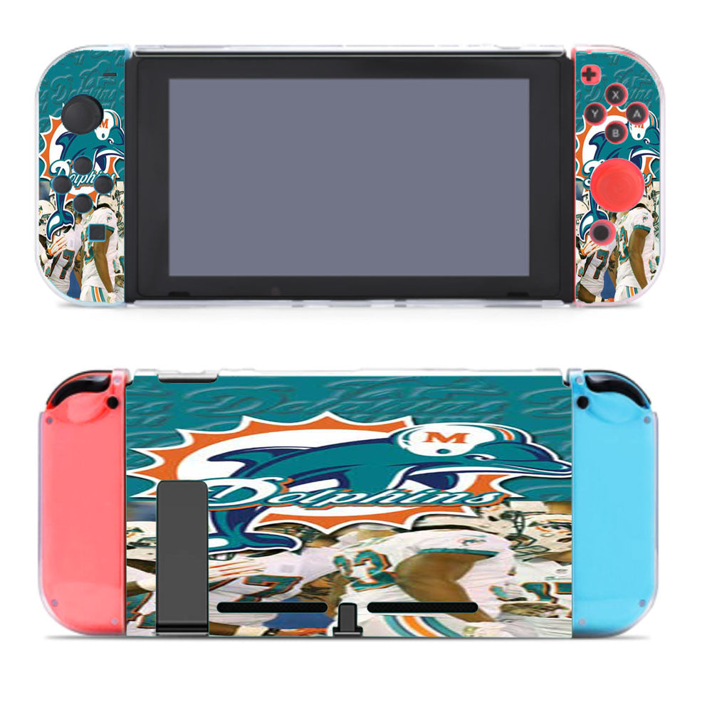 Miami Dolphins Halves Nintendo Switch Cover Case
