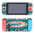 Miami Dolphins Wood Texture Style Nintendo Switch Cover Case