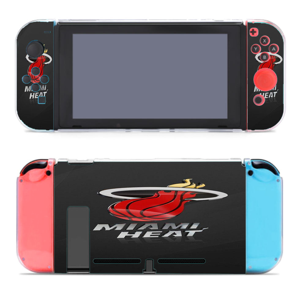Miami Heat Basketball Team 3D Logo Wallpaper Nintendo Switch Cover Case
