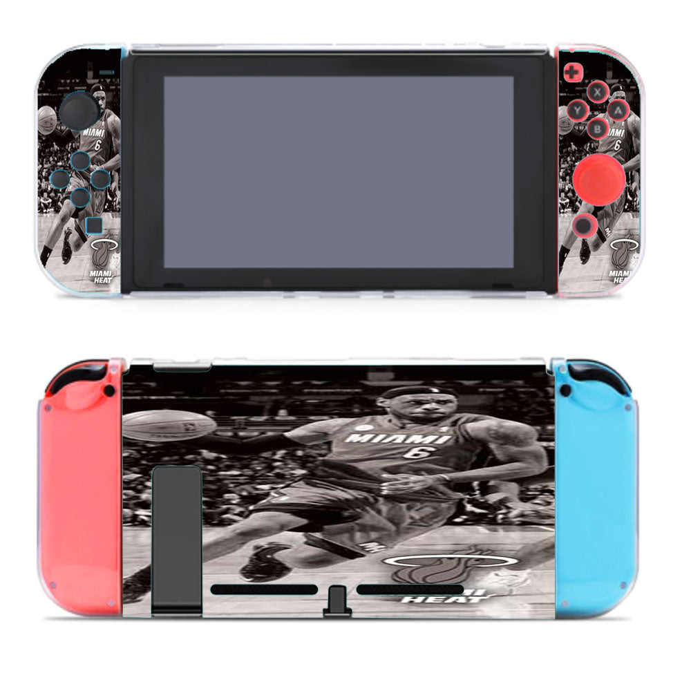 Miami Heat Lebron Running Grey Nintendo Switch Cover Case
