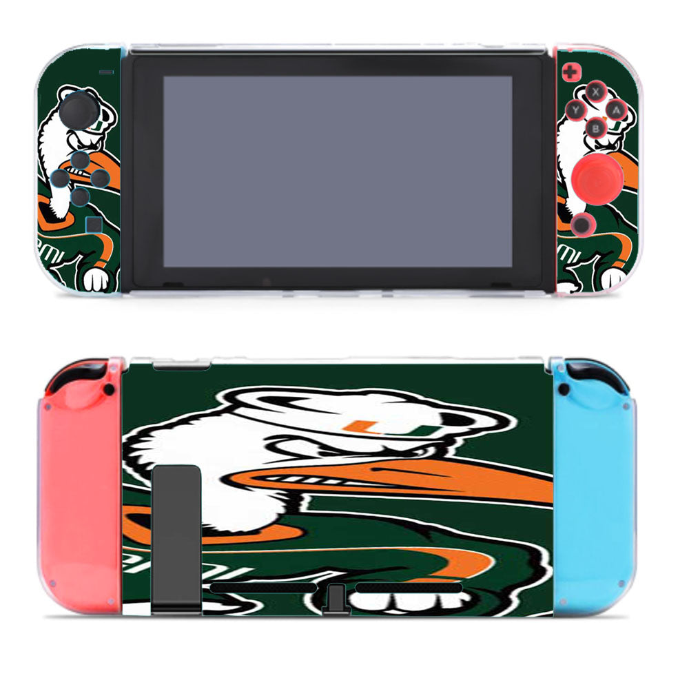 Miami Hurricanes Big Logo Nintendo Switch Cover Case