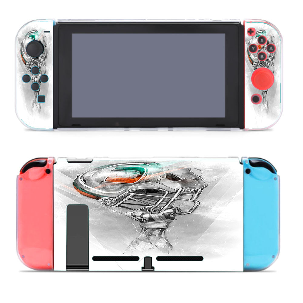 Miami Hurricanes Helmets Nintendo Switch Cover Case