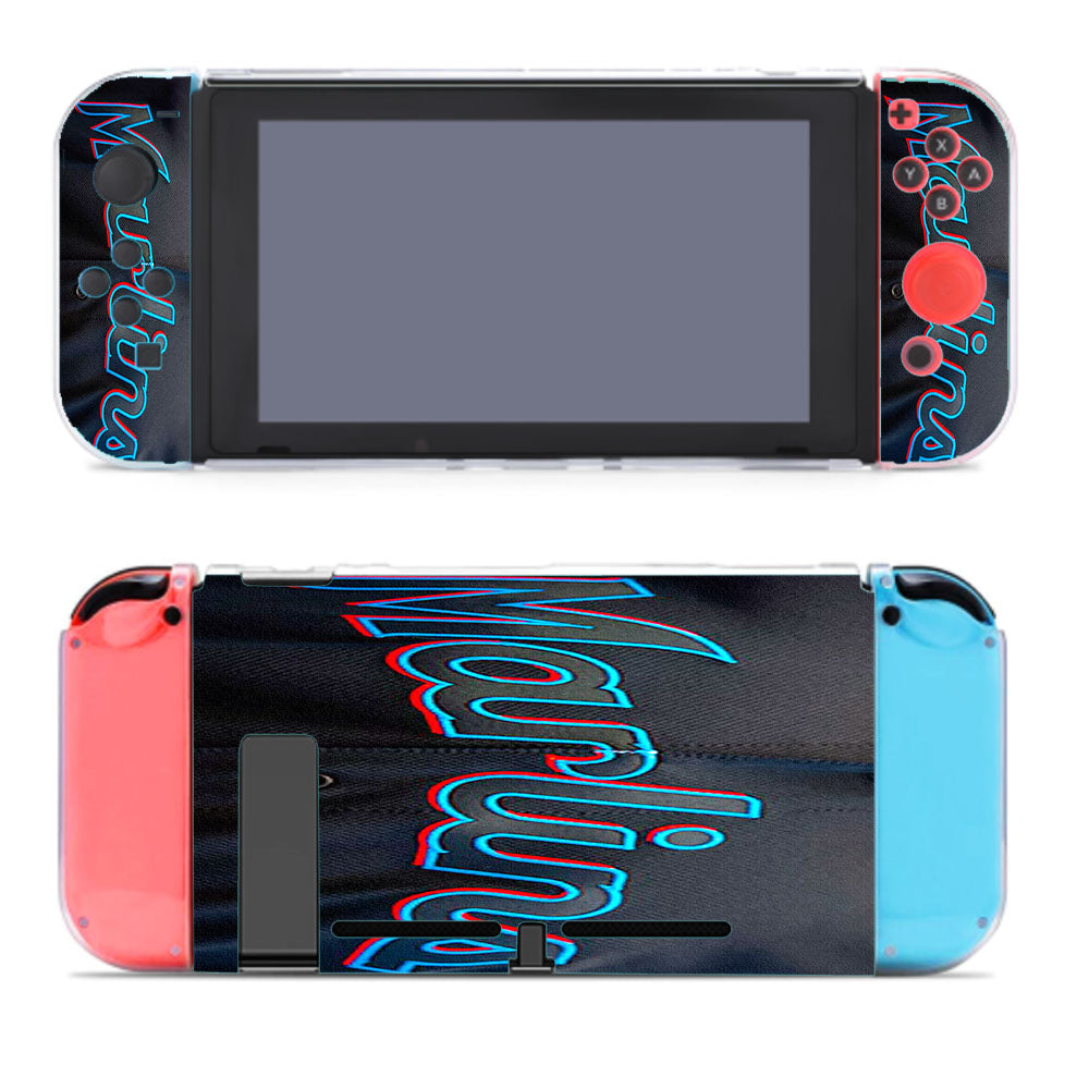 Miami Marlins Baseball Jersey Nintendo Switch Cover Case