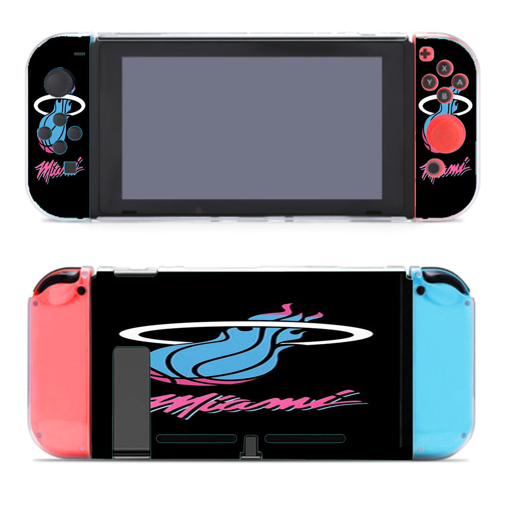 Miami Pink Blue Nintendo Switch Cover Case