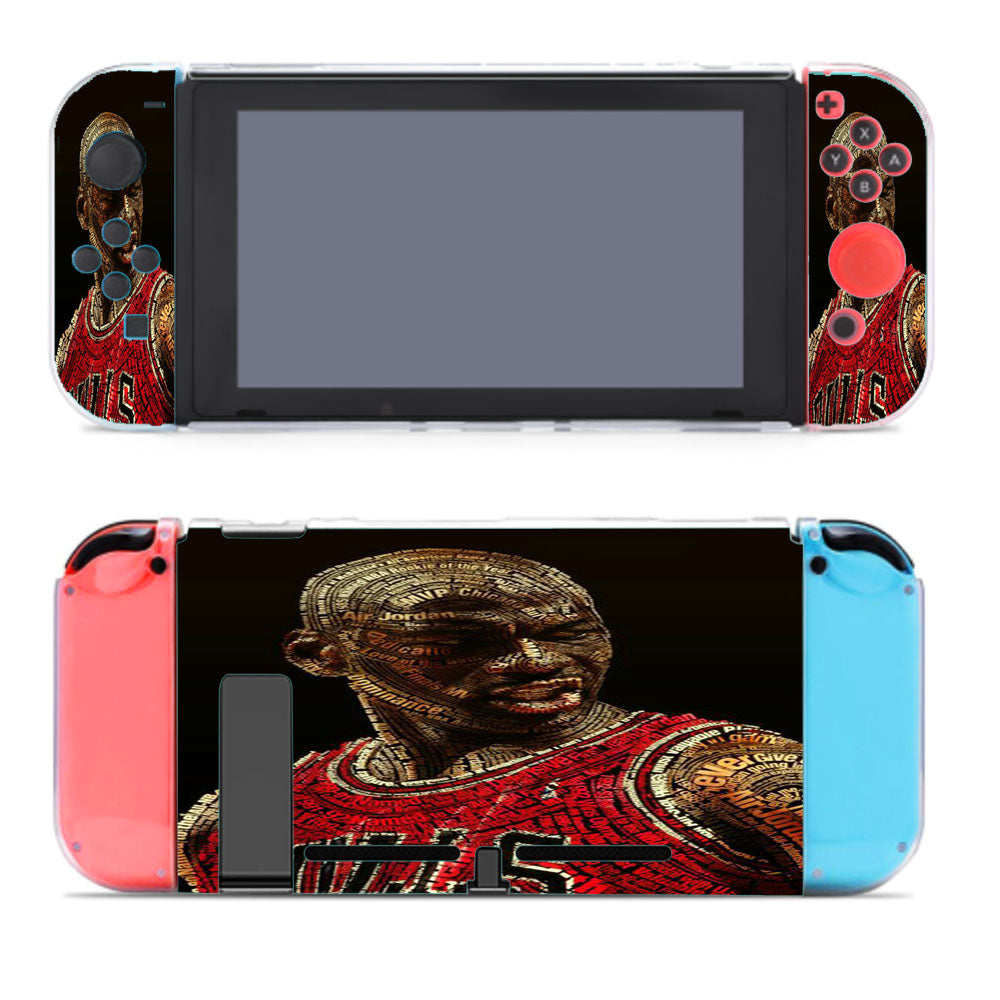 Michael Jordan Typhograpy Nintendo Switch Cover Case