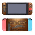 Michigan Lions Logo Wood Wallpaper Nintendo Switch Cover Case