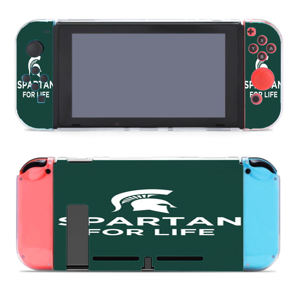 Michigan State Spartan For Life Nintendo Switch Cover Case