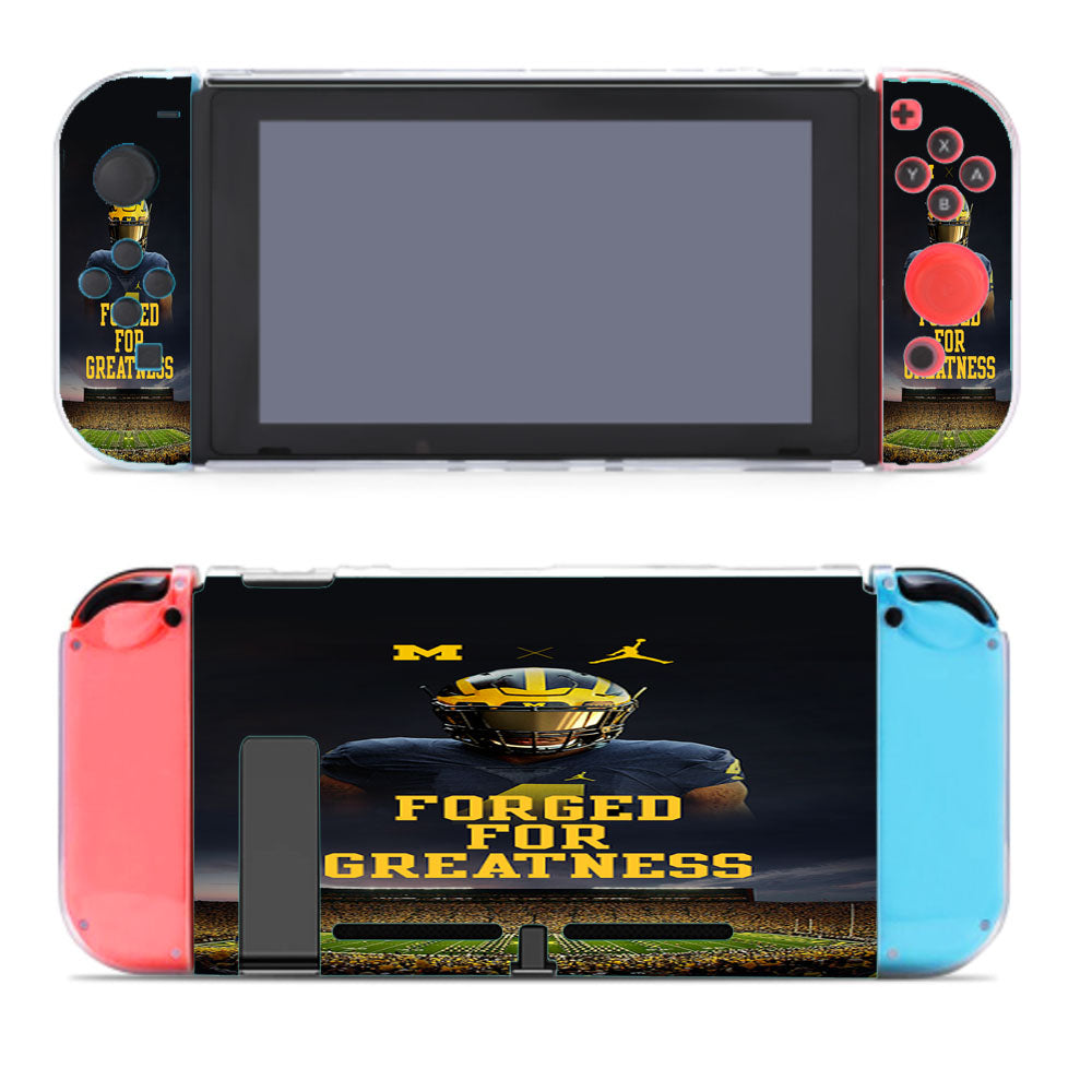 Michigan Wolverines For Greatness Nintendo Switch Cover Case
