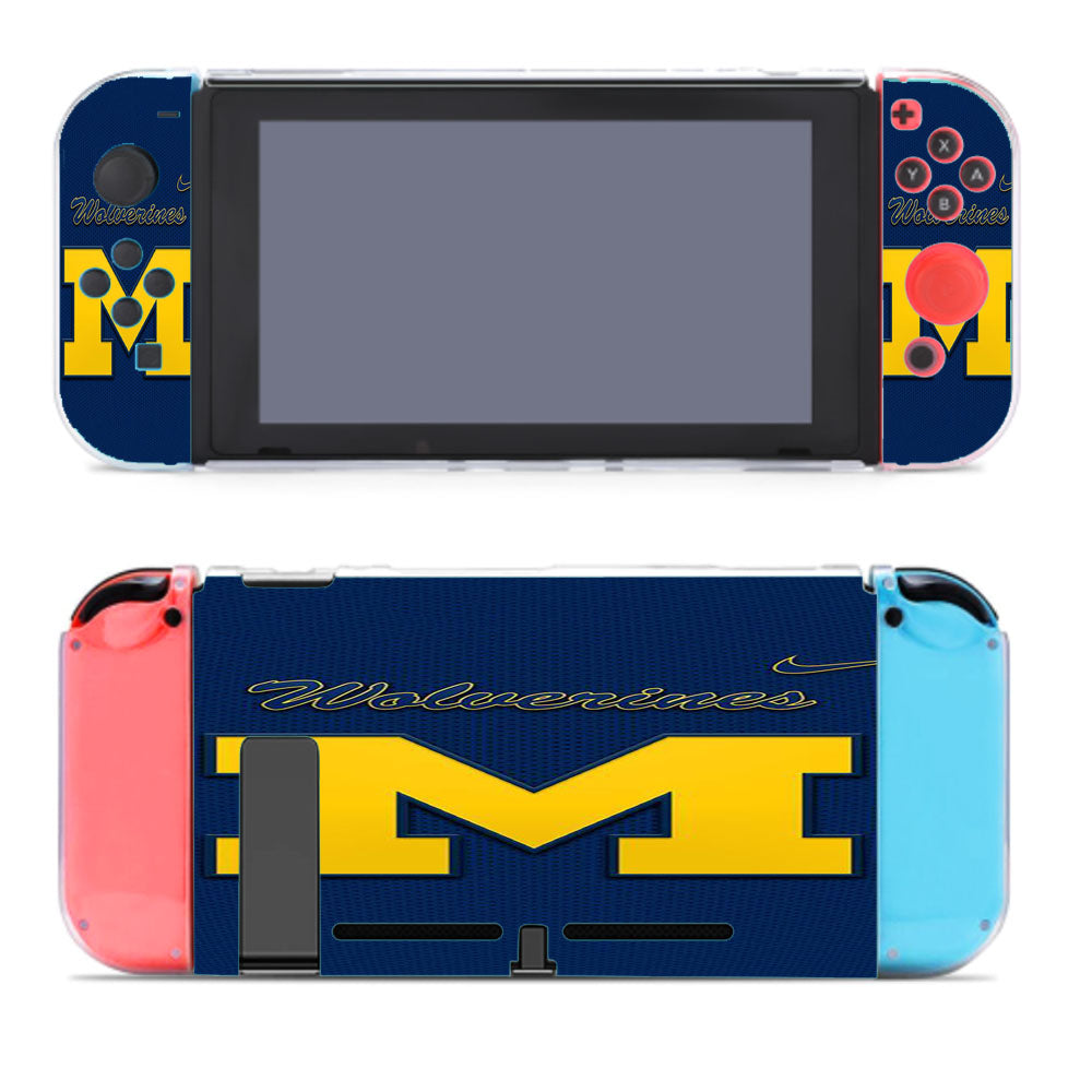 Michigan Wolverines Go Blue Nintendo Switch Cover Case