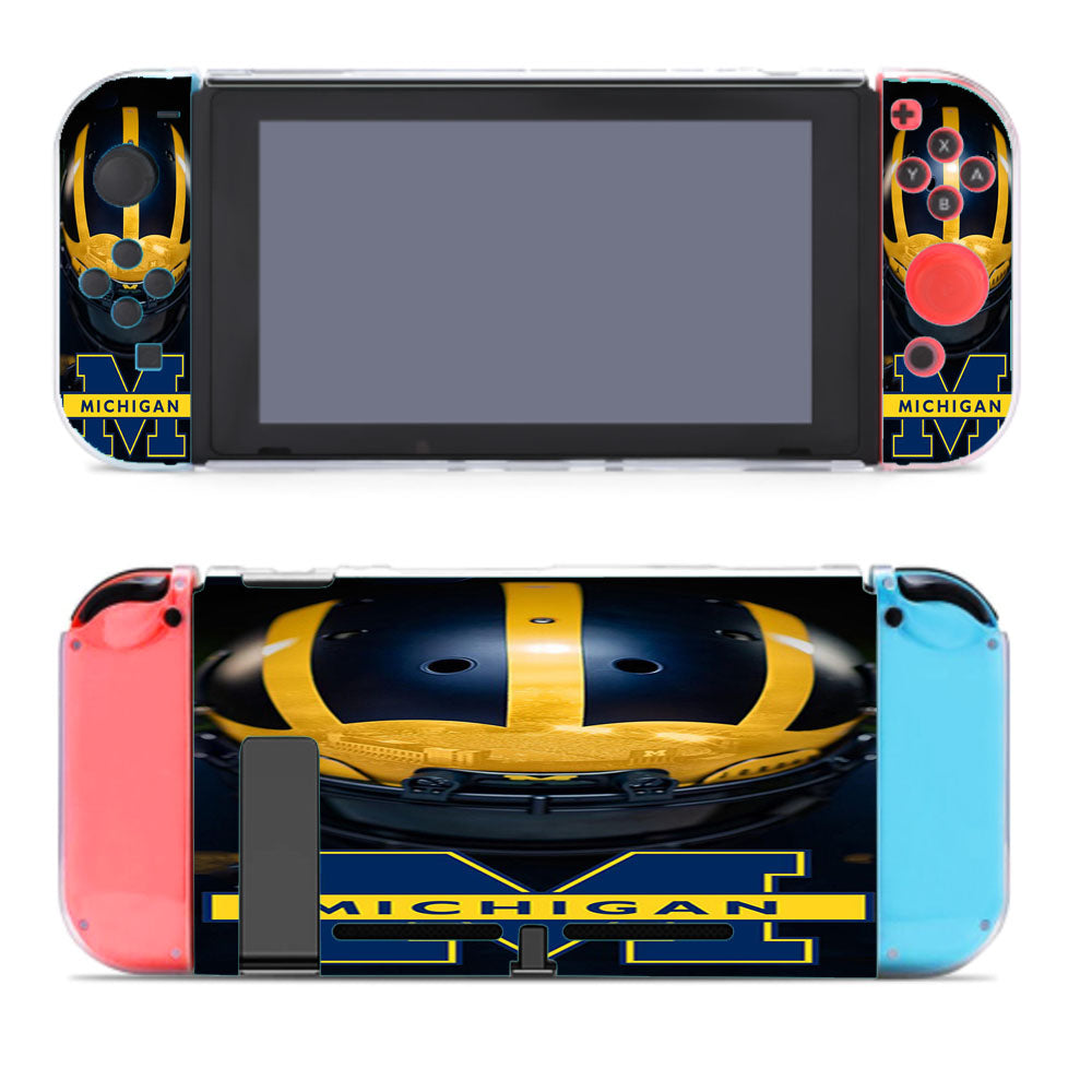 Michigan Wolverines Helmet Nintendo Switch Cover Case