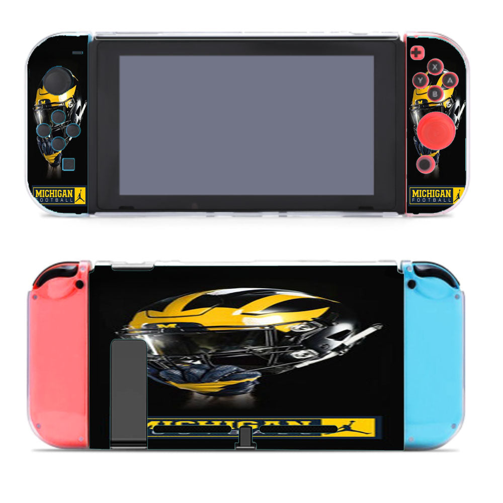 Michigan Wolverines Helmet 2 Nintendo Switch Cover Case